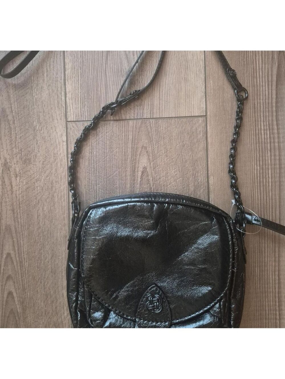 Elliot Lucca Vintage Women's Black Leather Bag Purse